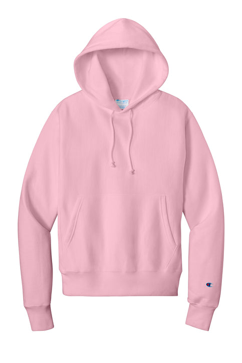 Champion Reverse Weave Hooded Sweatshirt with custom logo embroidery