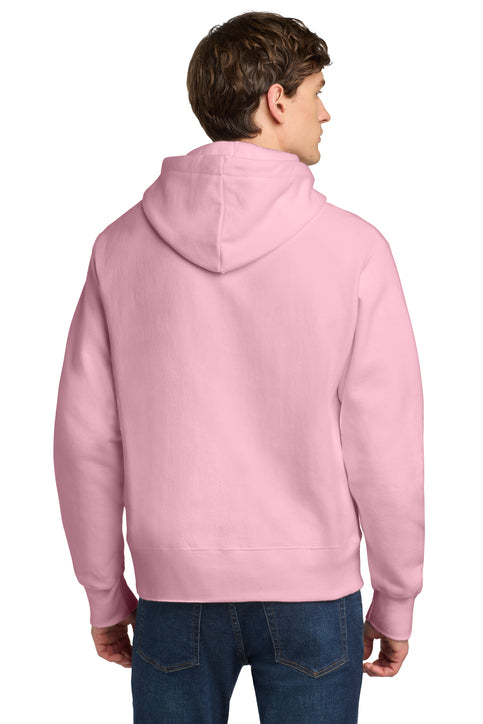 Champion Reverse Weave Hooded Sweatshirt with custom logo embroidery