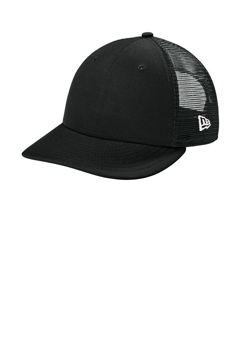 New Era Snapback Low Profile Trucker Cap with custom logo embroidery