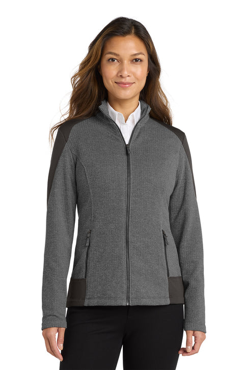 Port Authority Women's Grid Fleece Jacket
