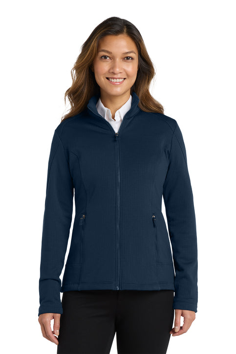Port Authority Women's Grid Fleece Jacket