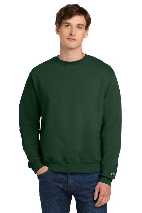 Champion Powerblend Crewneck Sweatshirt with custom logo embroidery