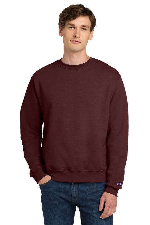 Champion Powerblend Crewneck Sweatshirt with custom logo embroidery