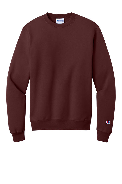 Champion Powerblend Crewneck Sweatshirt with custom logo embroidery