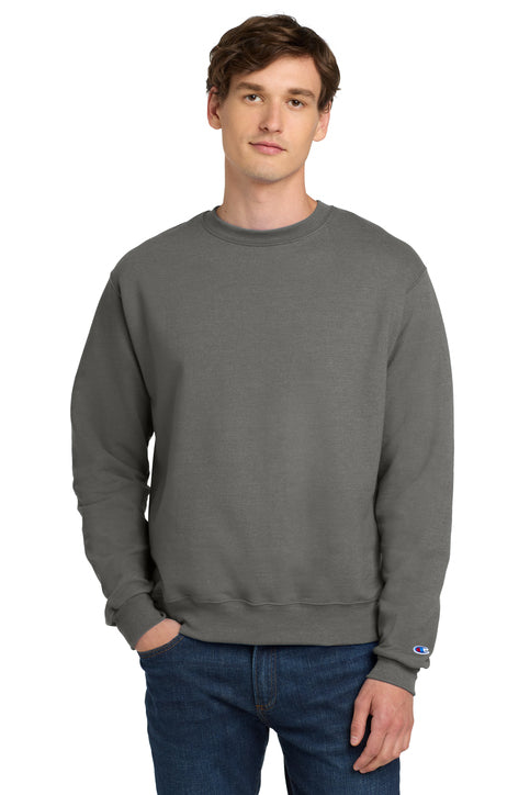 Champion Powerblend Crewneck Sweatshirt with custom logo embroidery