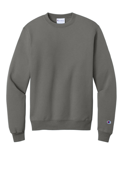 Champion Powerblend Crewneck Sweatshirt with custom logo embroidery