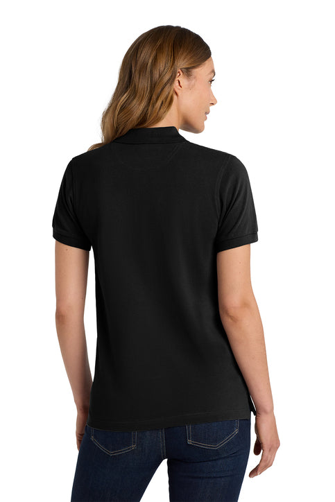 Port Authority Ladies Heavyweight Cotton Pique Polo with custom logo embroidery