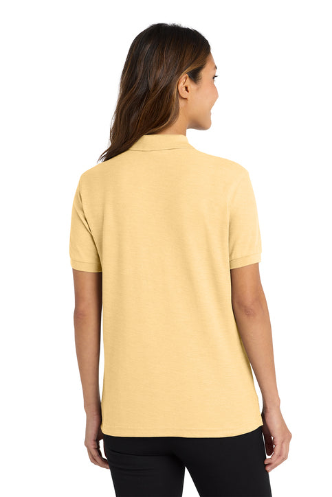 Port Authority Ladies Silk Touch Polo with custom logo embroidery