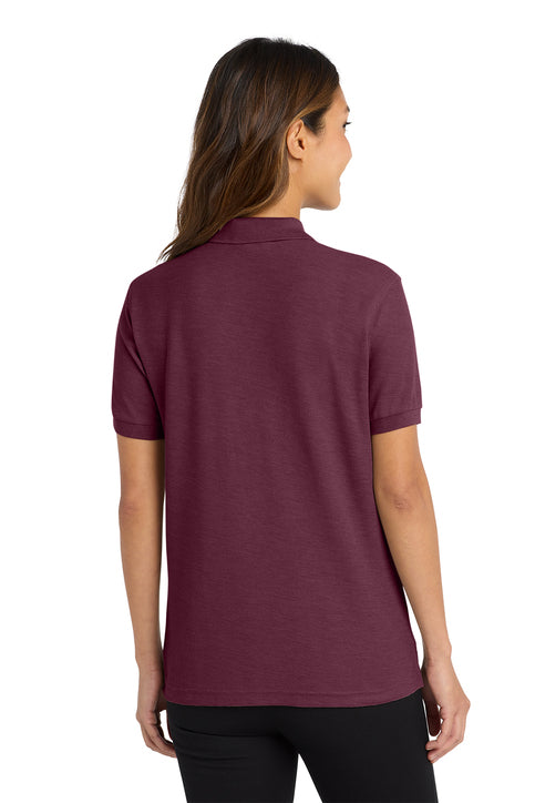 Port Authority Ladies Silk Touch Polo with custom logo embroidery