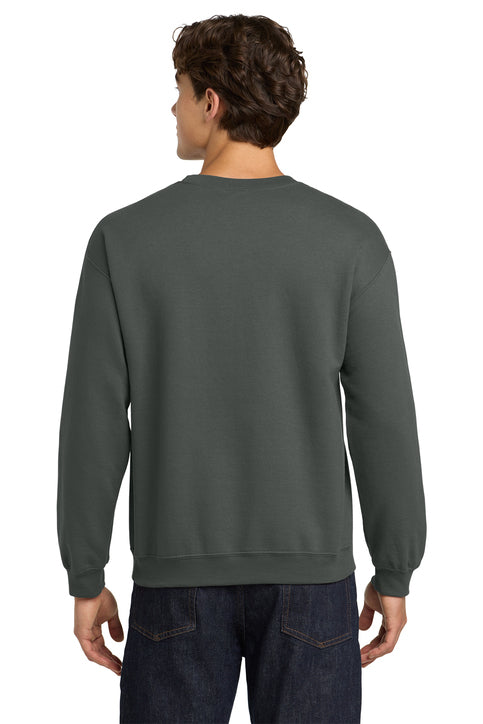Gildan Heavy Blend Crewneck Sweatshirt with custom logo embroidery