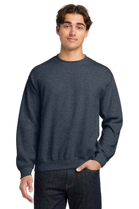 Gildan Heavy Blend Crewneck Sweatshirt with custom logo embroidery