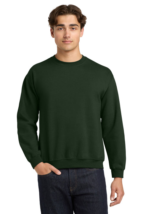 Gildan Heavy Blend Crewneck Sweatshirt with custom logo embroidery