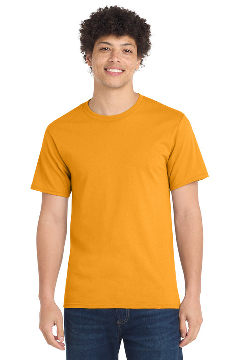 Port & Company Essential Tee with custom logo embroidery