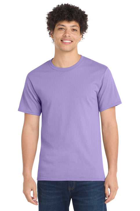 Port & Company Essential Tee with custom logo embroidery