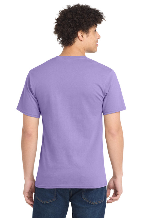 Port & Company Essential Tee with custom logo embroidery