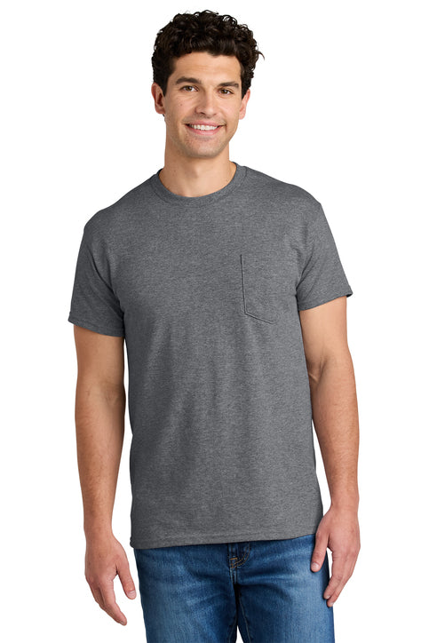 Gildan DryBlend 50 Cotton/50 Poly Pocket T-Shirt