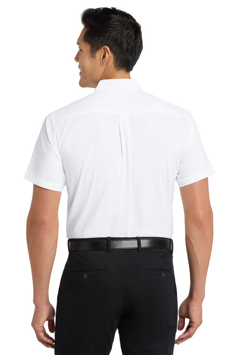 Port Authority Short Sleeve Easy Care Shirt with custom logo embroidery