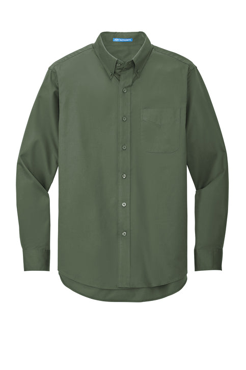 Port Authority Long Sleeve Easy Care Shirt with custom logo embroidery