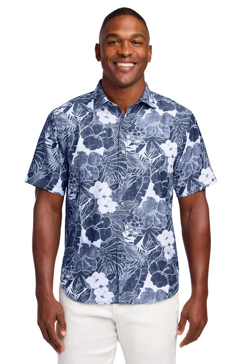 Tommy Bahama Coconut Point Playa Flora Short Sleeve Shirt
