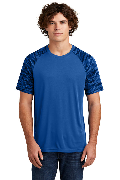 Sport-Tek Drift Camo Colorblock Tee