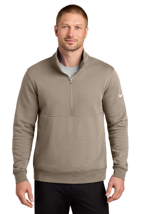 Nike Club Fleece Sleeve Swoosh 1/2-Zip