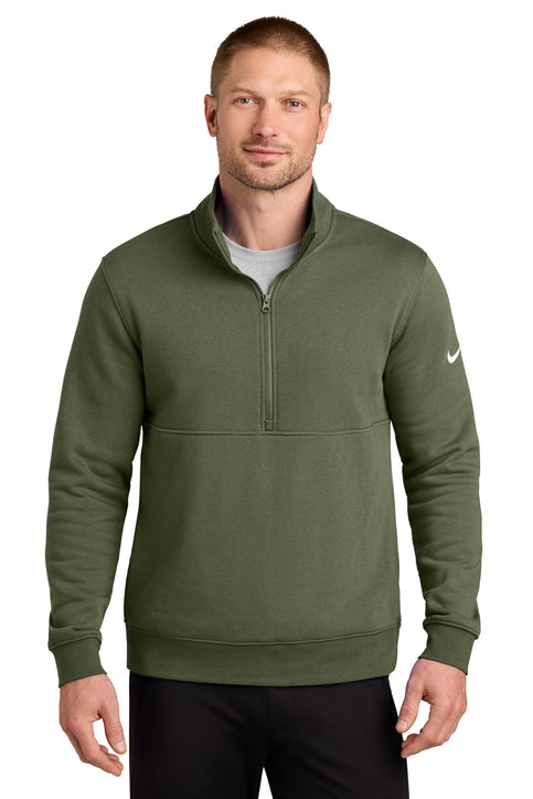 Nike Club Fleece Sleeve Swoosh 1/2-Zip