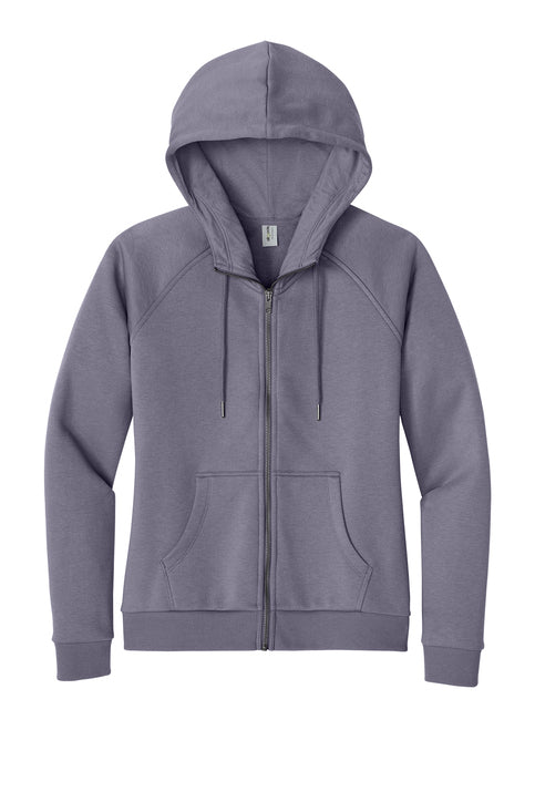 Allmade Women’s Organic CVC Fleece Full-Zip Hoodie