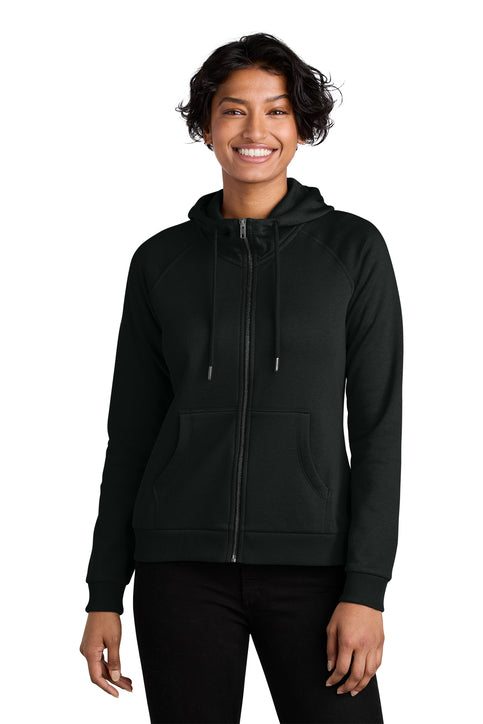 Allmade Women’s Organic CVC Fleece Full-Zip Hoodie