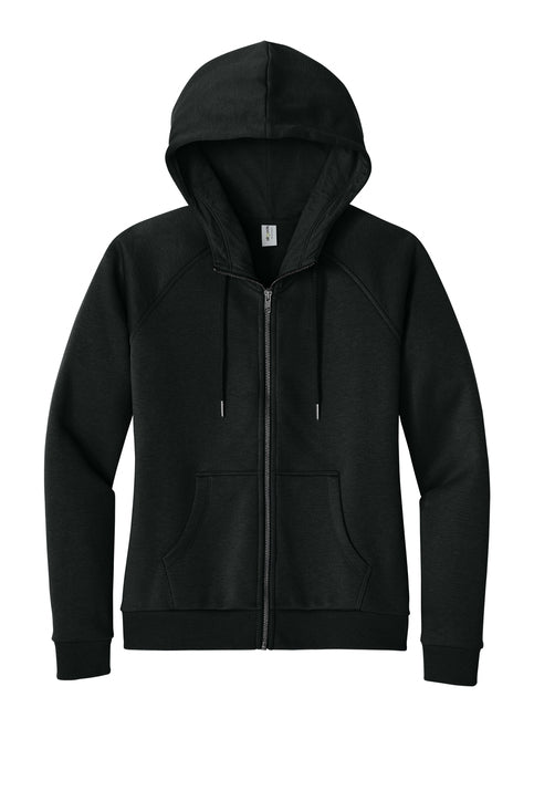 Allmade Women’s Organic CVC Fleece Full-Zip Hoodie