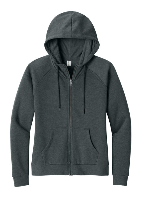 Allmade Women’s Organic CVC Fleece Full-Zip Hoodie