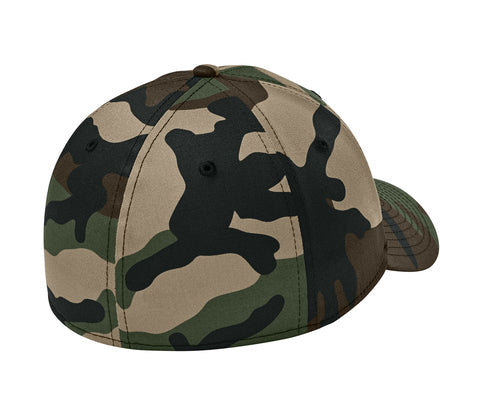 New Era Structured Stretch Cotton Camo Cap