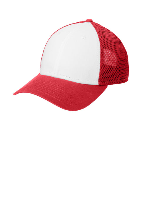 New Era Snapback Contrast Front Mesh Cap