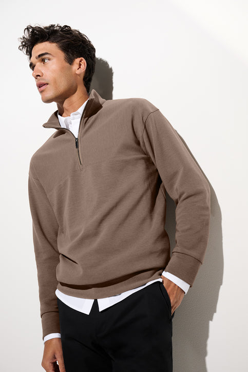 Mercer+Mettle Linear Texture 1/4-Zip