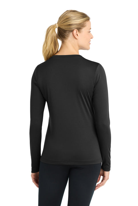 Sport-Tek Women's Long Sleeve PosiCharge Competitor V-Neck Tee