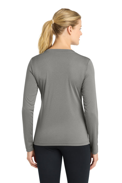 Sport-Tek Women's Long Sleeve PosiCharge Competitor V-Neck Tee
