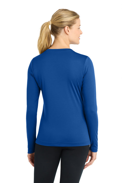 Sport-Tek Women's Long Sleeve PosiCharge Competitor V-Neck Tee