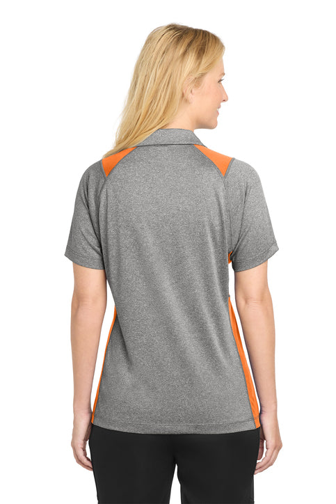 Sport-Tek Women's Heather Colorblock Contender Polo