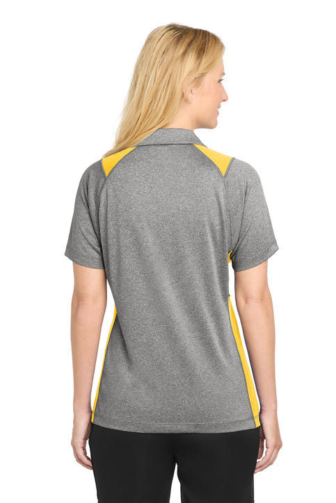 Sport-Tek Women's Heather Colorblock Contender Polo