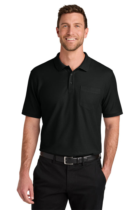 Port Authority Tall Wearever Signature Pique Pocket Polo