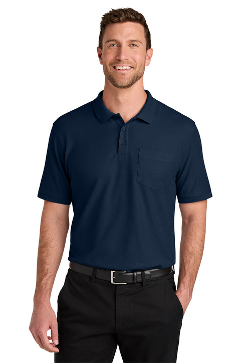 Port Authority Tall Wearever Signature Pique Pocket Polo
