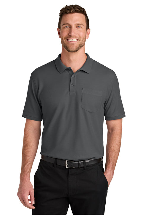 Port Authority Tall Wearever Signature Pique Pocket Polo