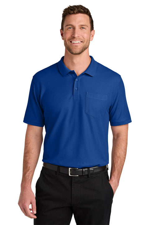 Port Authority Tall Wearever Signature Pique Pocket Polo