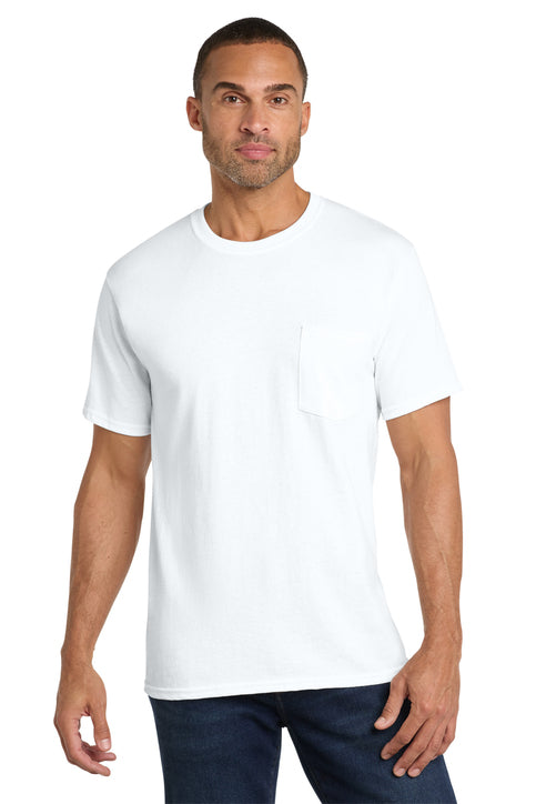 Port & Co Core Cotton Pocket Tee