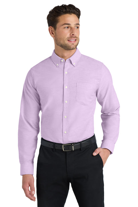 Port Authority SuperPro Oxford Shirt with custom logo embroidery
