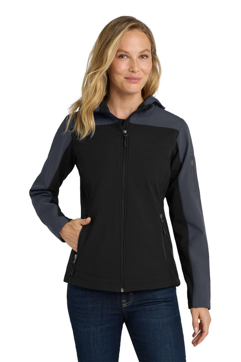 Port Authority Women's Hooded Core Soft Shell Jacket