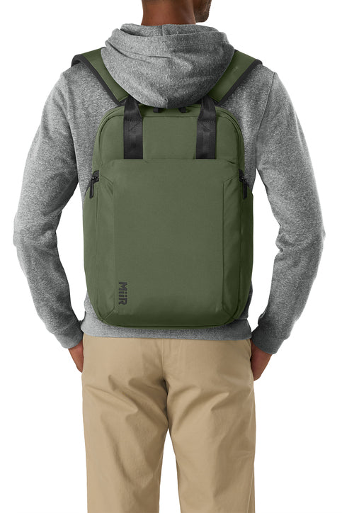 MiiR Kondoh Double-Handle Pack with custom logo embroidery