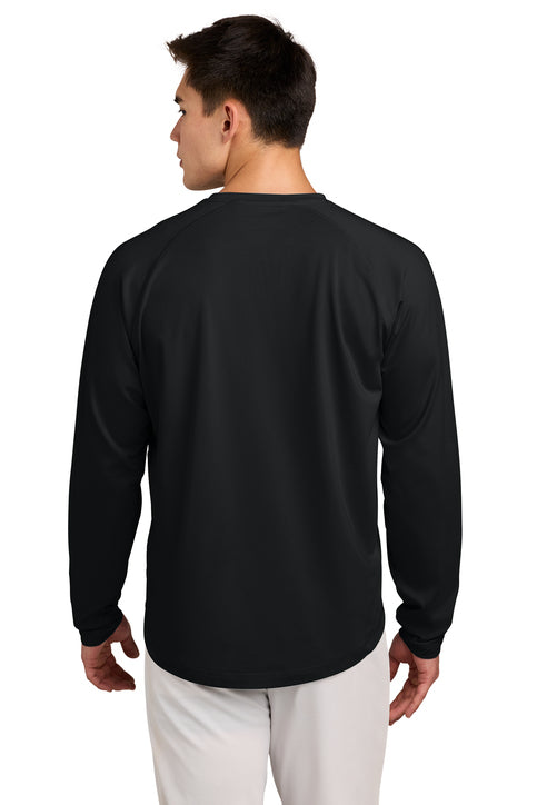 Sport-Tek Sport-Wick Stretch Pocketed Crewneck