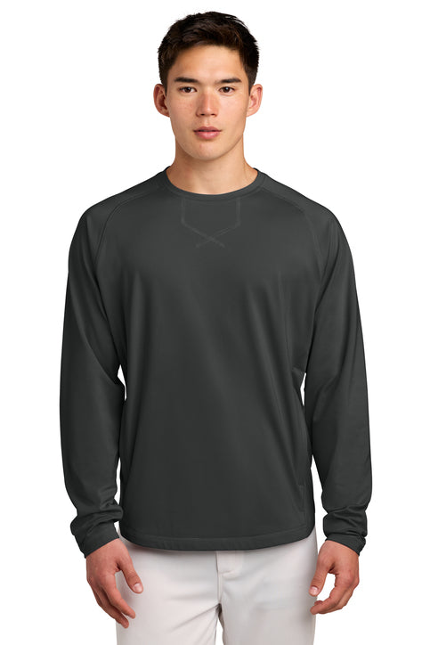 Sport-Tek Sport-Wick Stretch Pocketed Crewneck