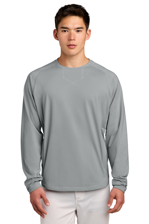 Sport-Tek Sport-Wick Stretch Pocketed Crewneck