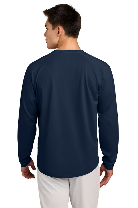 Sport-Tek Sport-Wick Stretch Pocketed Crewneck